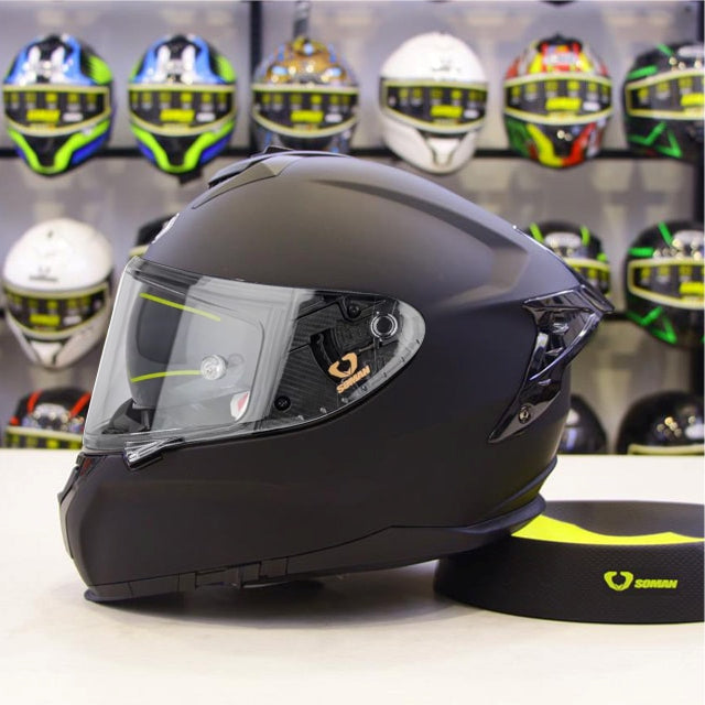 Soman full Face helmet Matt Black