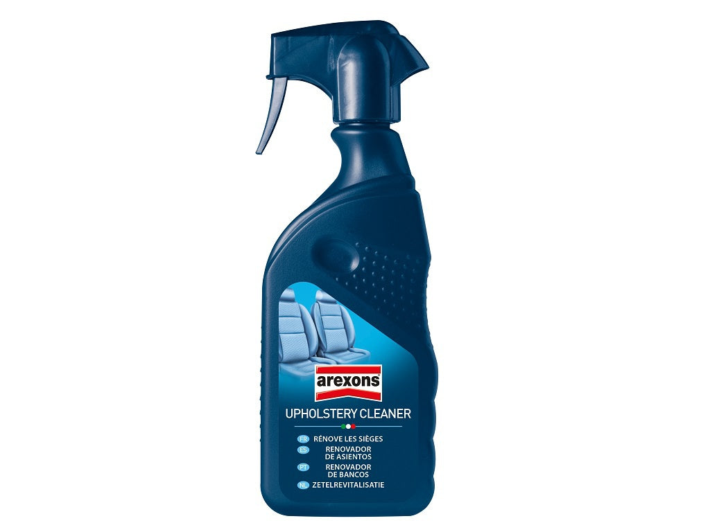 Arexons Upholstery Cleaner – gentle yet effective cleaner for car seats, fabric interiors, and carpets, leaving a fresh scent and spotless finish