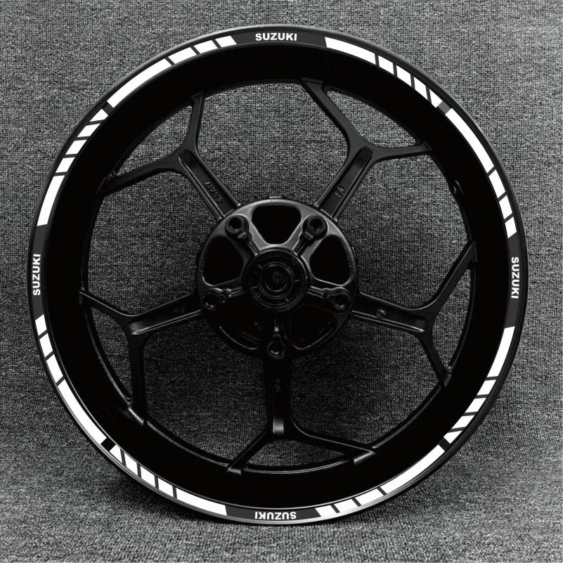 Suzuki Motorcycle Wheel Stickers