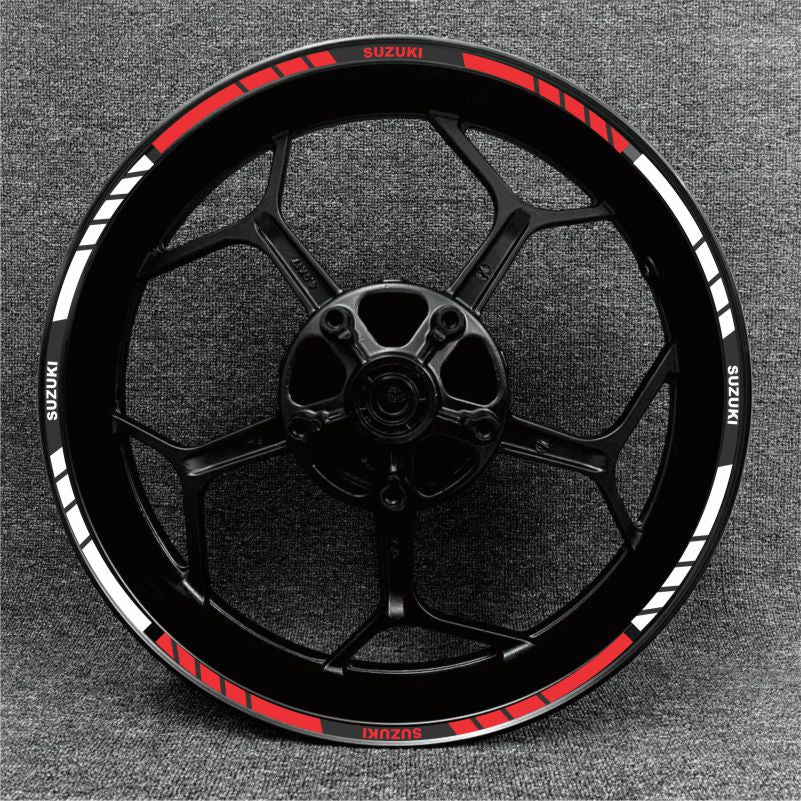 Suzuki Motorcycle Wheel Stickers