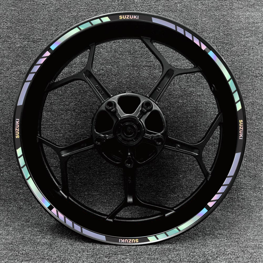 Suzuki Motorcycle Wheel Stickers