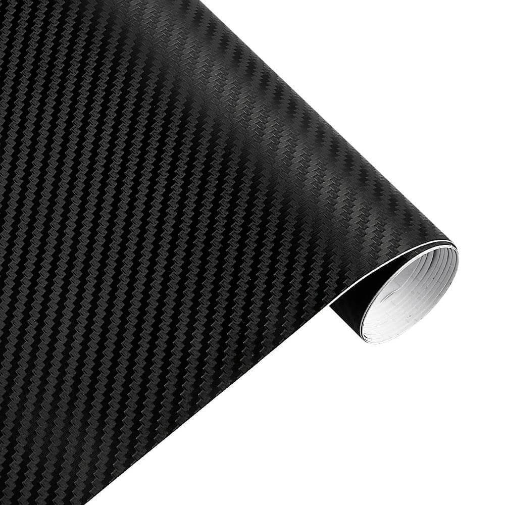 3D carbon fiber wrapping vinyl sheet with textured finish for cars and bikes