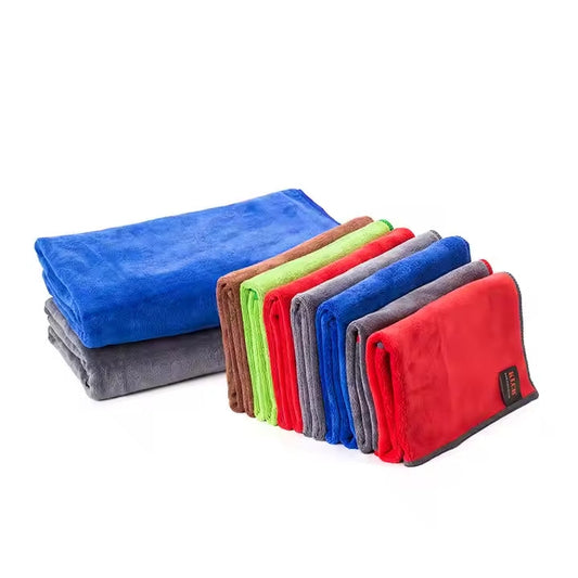 High-density 420GSM microfiber towel – 40x60cm cloth ideal for car detailing and household cleaning