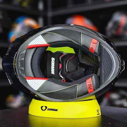 Soman full Face helmet Speed Plus Grey