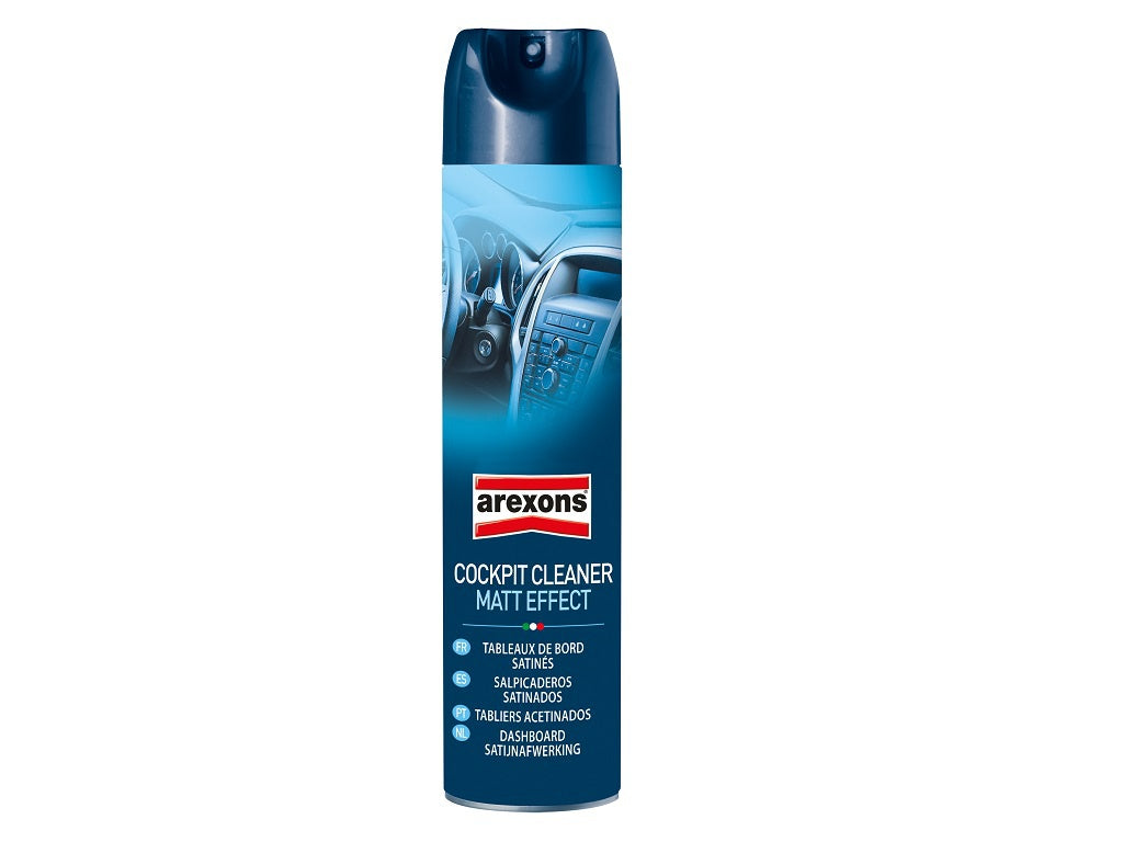 Arexons Cockpit Cleaner Matt Effect Spray – anti-dust dashboard cleaner for a non-greasy, matte finish on car interiors