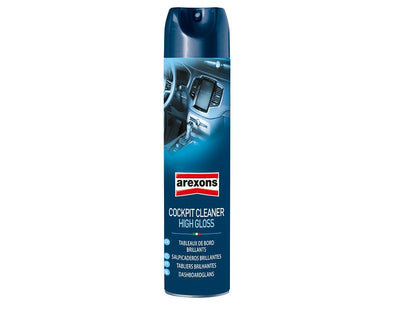 Arexons Cockpit Cleaner High Gloss Spray – dashboard and interior cleaner that restores shine and protects against dust and UV rays