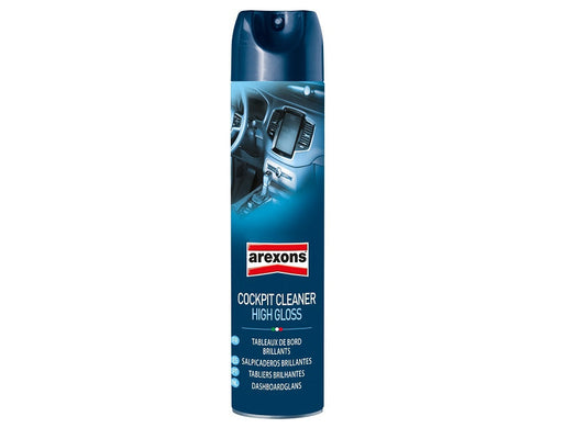 Arexons Cockpit Cleaner High Gloss Spray – dashboard and interior cleaner that restores shine and protects against dust and UV rays