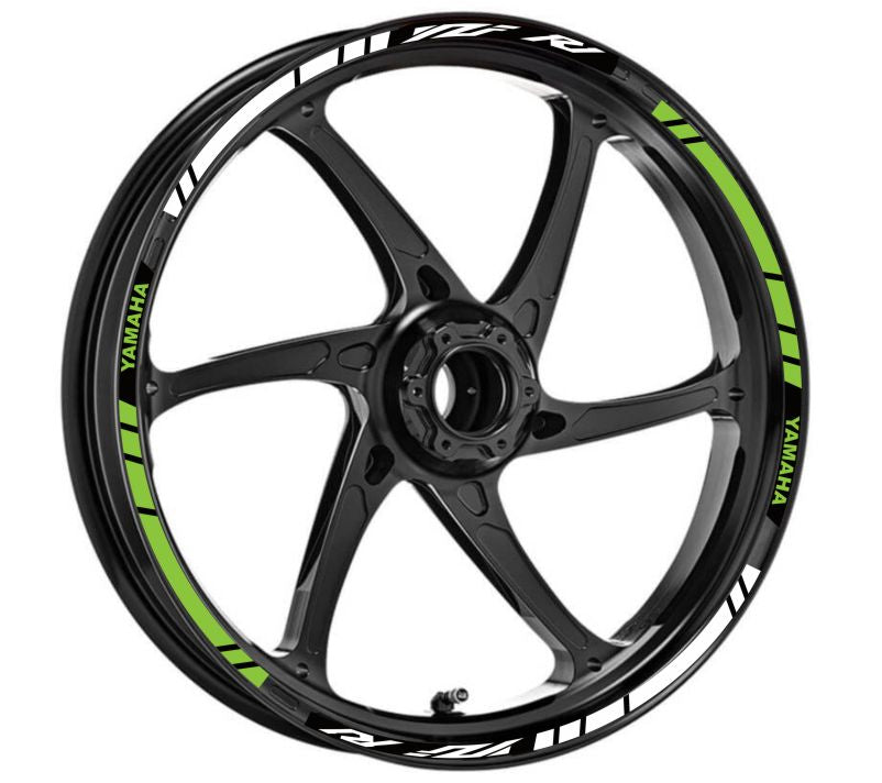 Yamaha R1 wheel stickers – weatherproof, easy-to-apply, and available in 6 colors