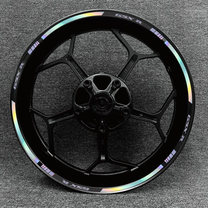 High-quality Suzuki GSX-R rim stickers – durable and weather-resistant design