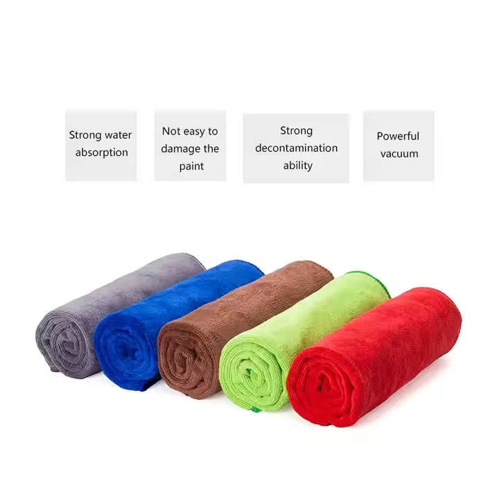 High-density 420GSM microfiber towel – 40x60cm cloth ideal for car detailing and household cleaning