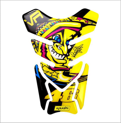 VR46 motorcycle tank pad – universal fit protector featuring Valentino Rossi’s signature design