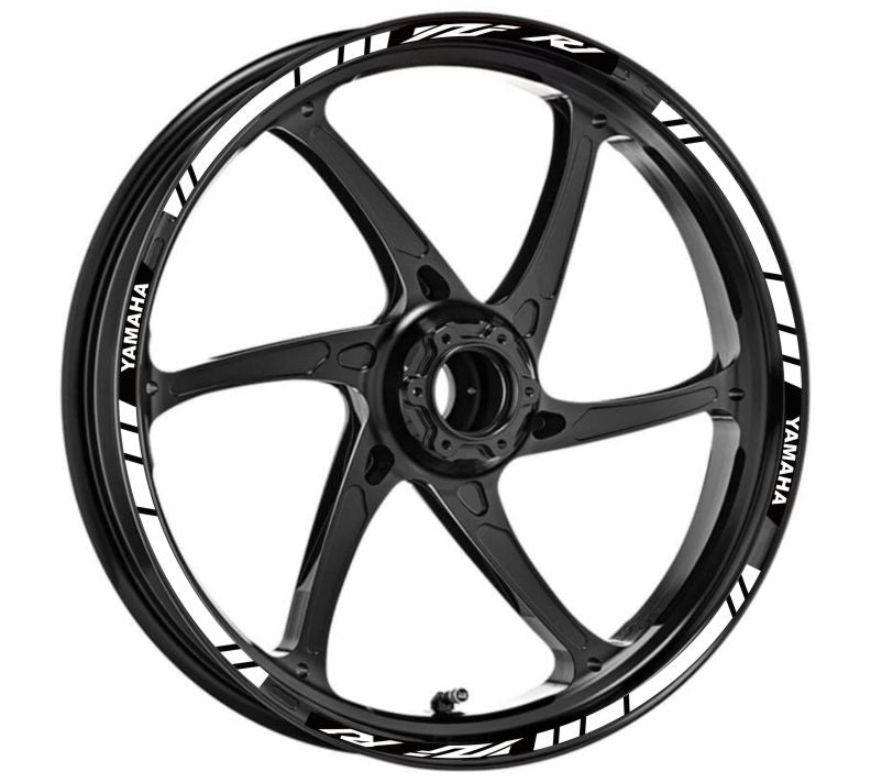 Yamaha R1 wheel stickers – weatherproof, easy-to-apply, and available in 6 colors