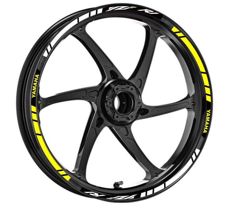 Yamaha R1 wheel stickers – weatherproof, easy-to-apply, and available in 6 colors