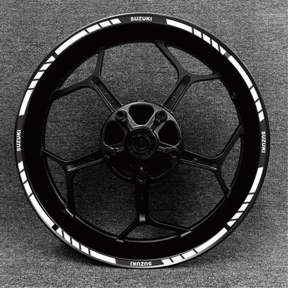 Suzuki Motorcycle Wheel Stickers