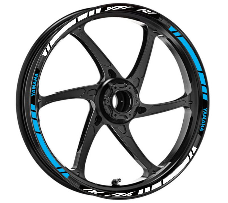 Yamaha R1 wheel stickers – weatherproof, easy-to-apply, and available in 6 colors