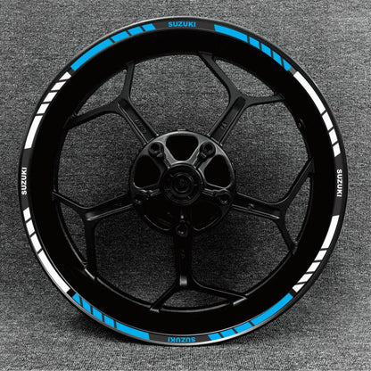 Suzuki Motorcycle Wheel Stickers
