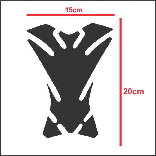 Dead Skull Universal Motorcycle Tank Pad Decal