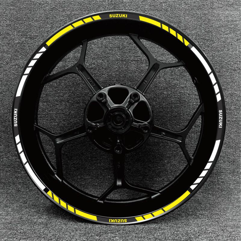 Suzuki Motorcycle Wheel Stickers