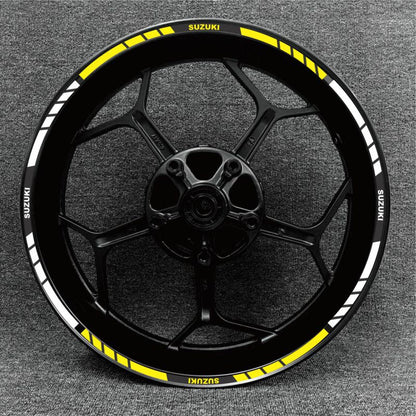 Suzuki Motorcycle Wheel Stickers