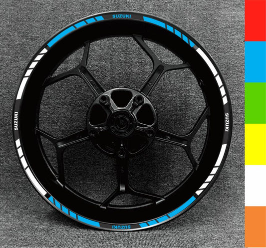 Suzuki Motorcycle Wheel Stickers