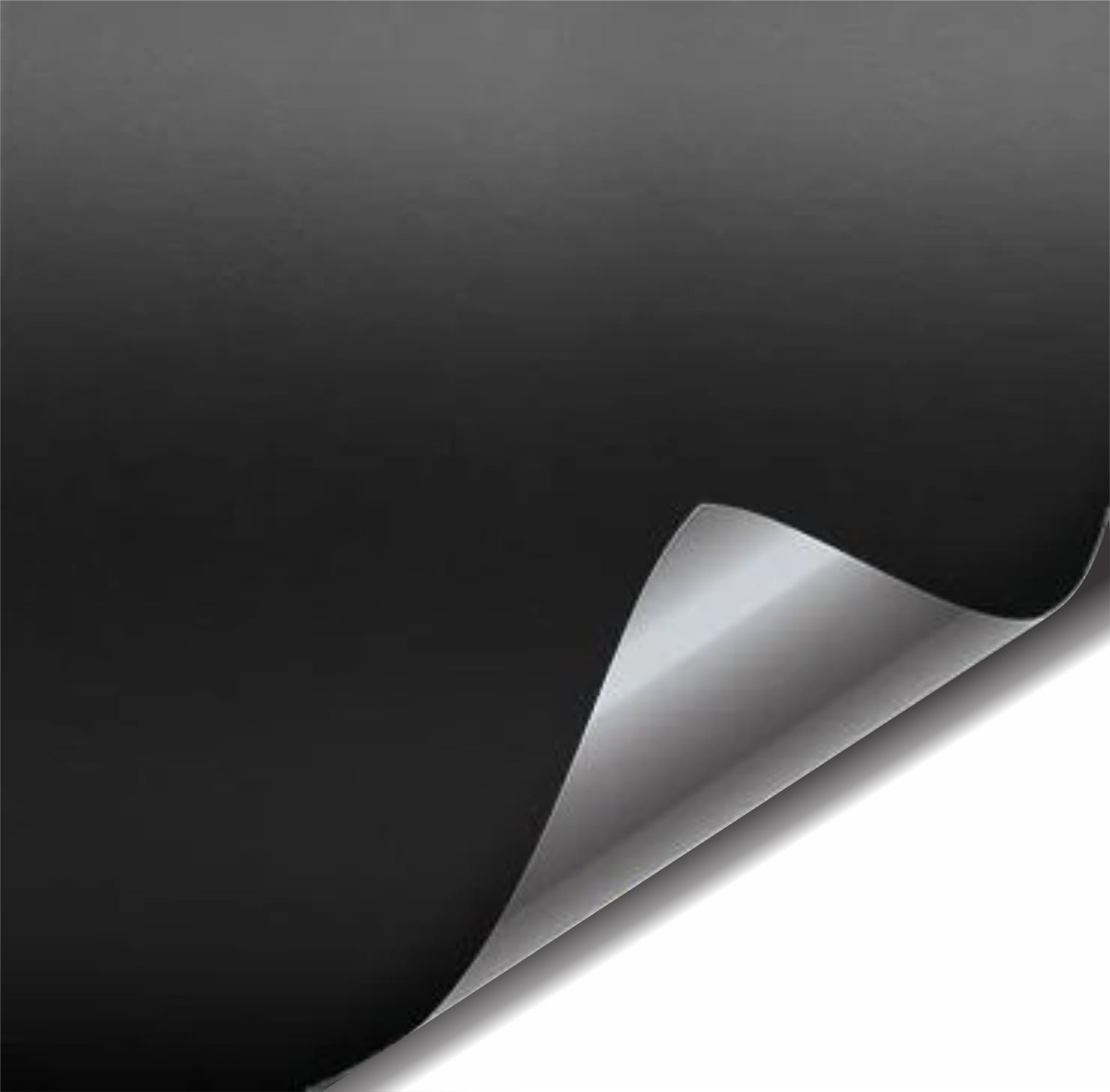 Matt black cutting vinyl roll for car decals and sticker applications.
