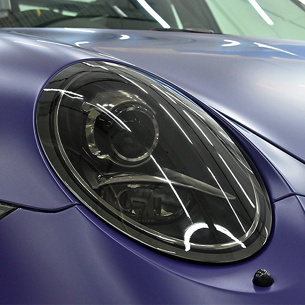 ppf headlight tint 25% smoke
