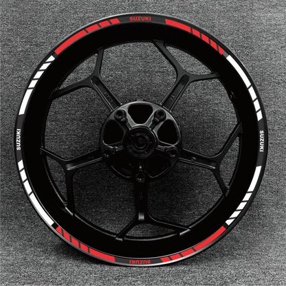 Suzuki Motorcycle Wheel Stickers