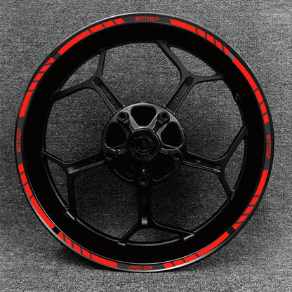 Custom MotoGP wheel stickers – available for 14-inch to 18-inch motorcycle rims.