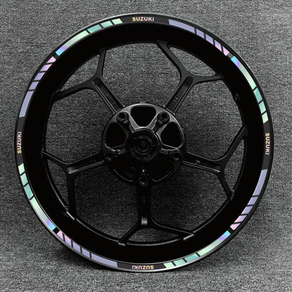 Suzuki Motorcycle Wheel Stickers