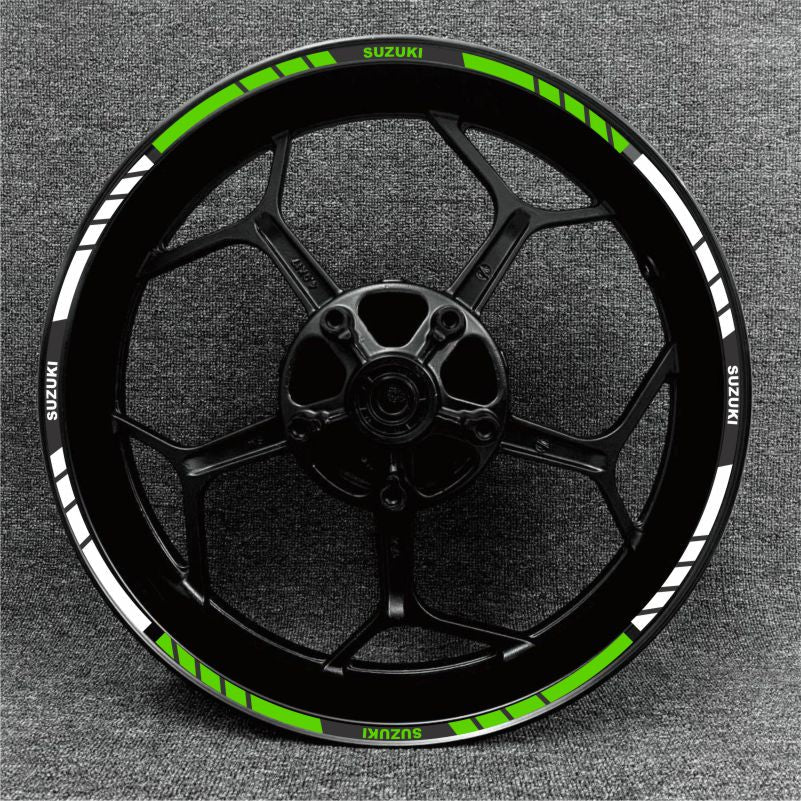 Suzuki Motorcycle Wheel Stickers